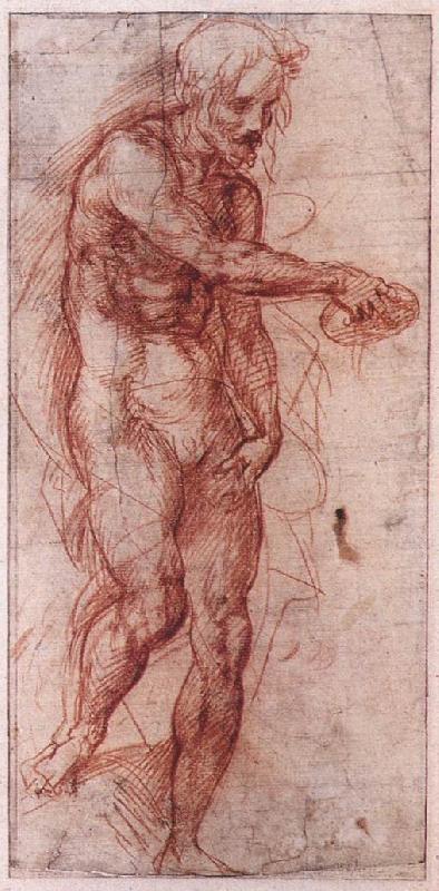 Study for the Baptism of the People f, Andrea del Sarto